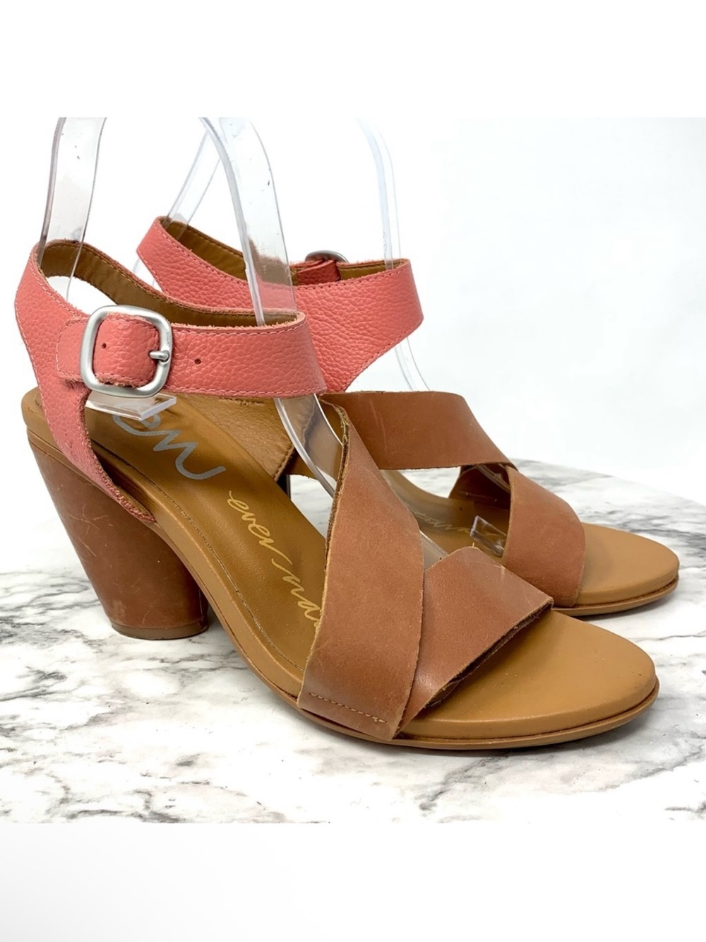 Emu Australia Haze Brown Coral Leather Pumps 7.5 Boho Classic Festival Rustic